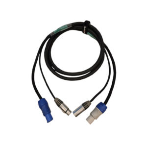 Kombikabel PowerCon/DMX-5Pol 3m